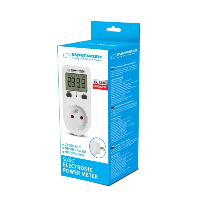 Esperanza ELA102 Elektrischer Stromverbrauchsmesser