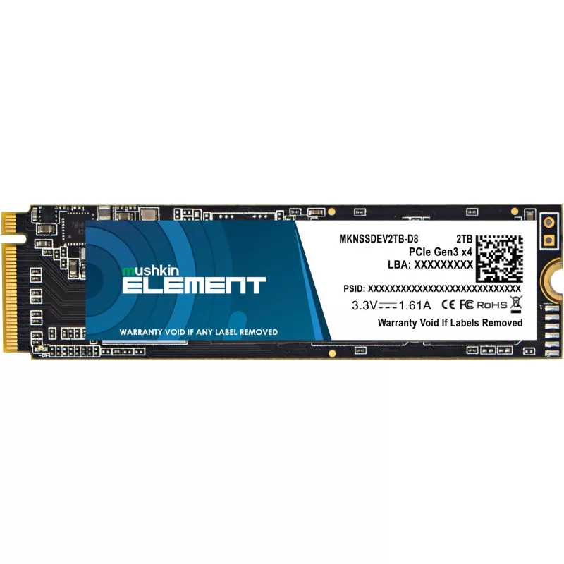 Mushkin ELEMENT - SSD - 2 TB - Intern - M.2 2280 - PCIe 3.0 x4 (NVMe)