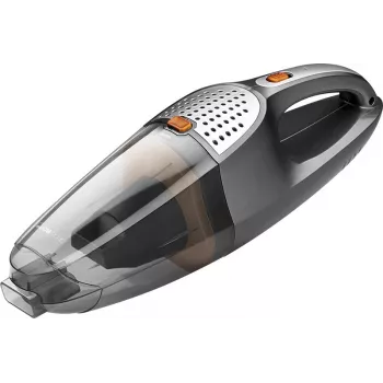 Clatronic AKS 832 Handstaubsauger Schwarz, Edelstahl, transparent, beutellos