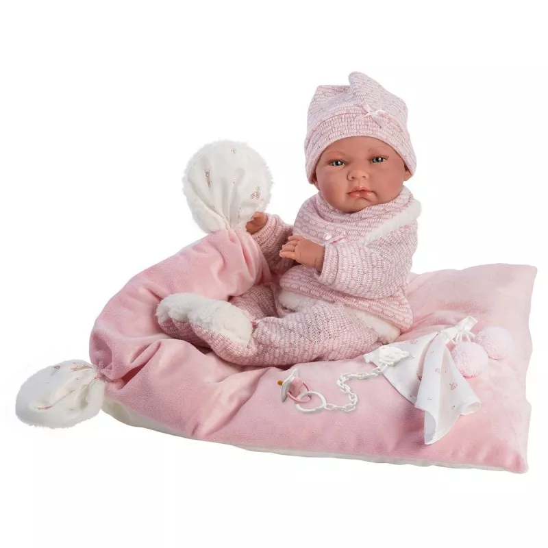 Llorens Nica 73860 Babypuppe auf Decke, 40 cm