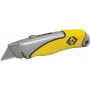 Cuttermesser C.K Tools T0957-1 Edelstahl Gelb Abbrechklinge