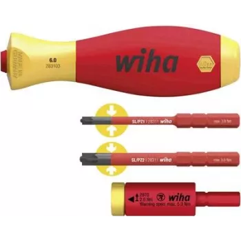 Drehmomentadapter Wiha 29701200S4 1/4 Zoll Antrieb, Drehmomentbereich 2–10 Nm