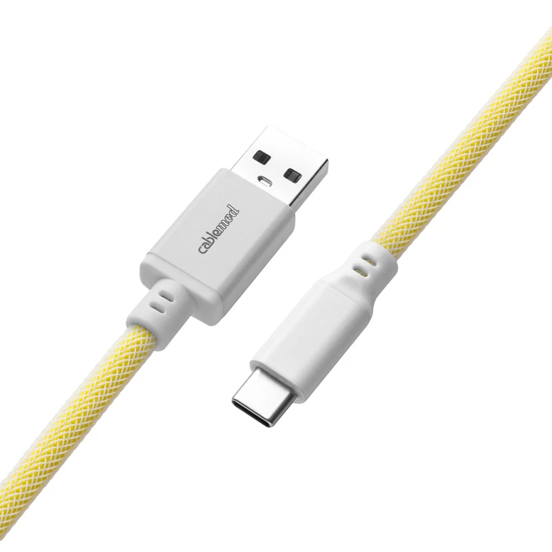 Cablemod CM-PKCA-CWAW-YW150YW-R USB-Kabel 1,5 m USB A USB C Gelb (CM-PKCA-CWAW-YW150YW-R)