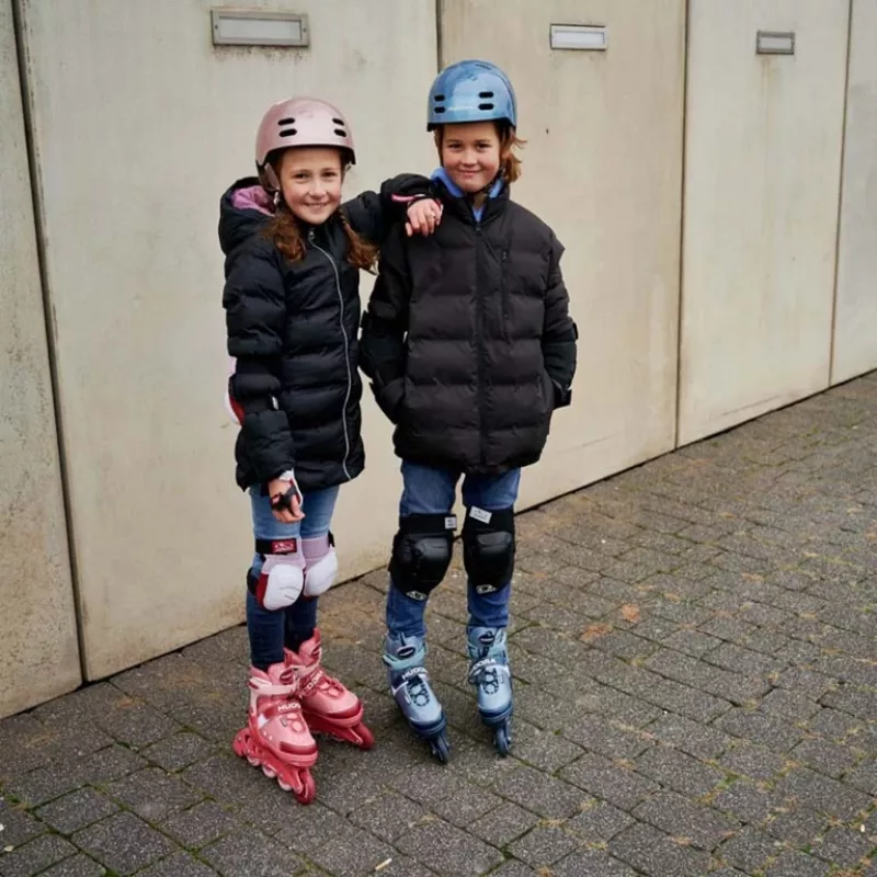 Inline-Skates HUDORA Mia 2.0 verstellbare Größe 37–40, pink
