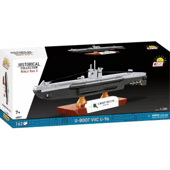 Maßstabsgetreues Modell-U-Boot Cobi Type VIIC 1:300, Bausatz 4857