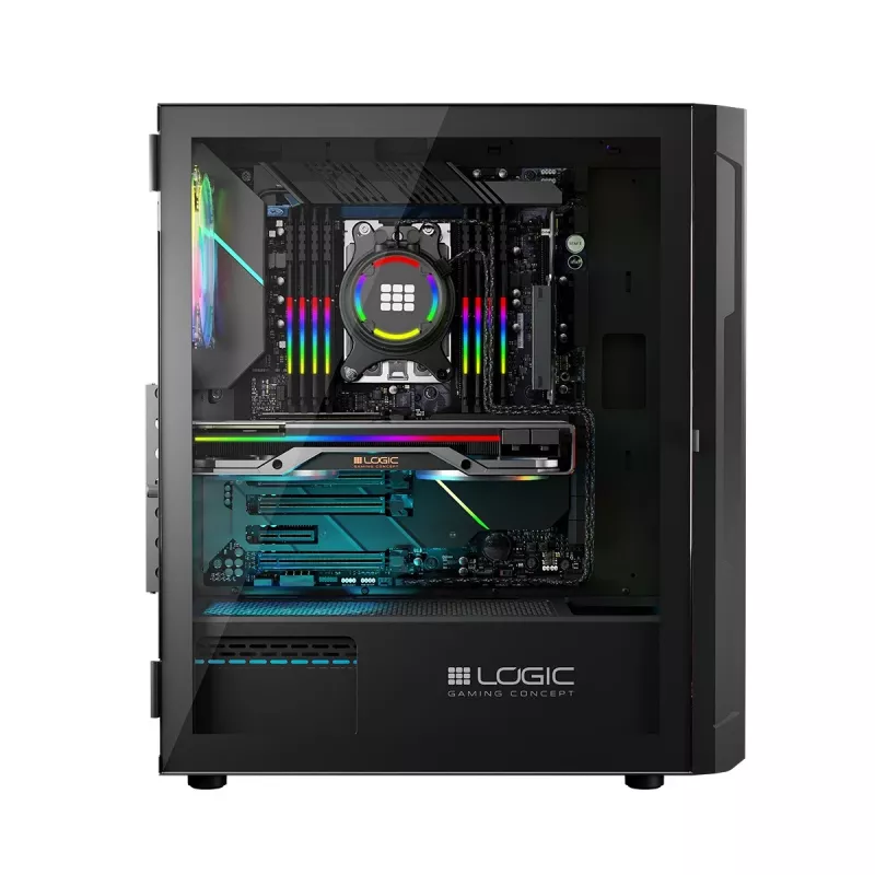 Logic ARAMIS ARGB MINIDI USB 3.0 Gehäuse Schwarz