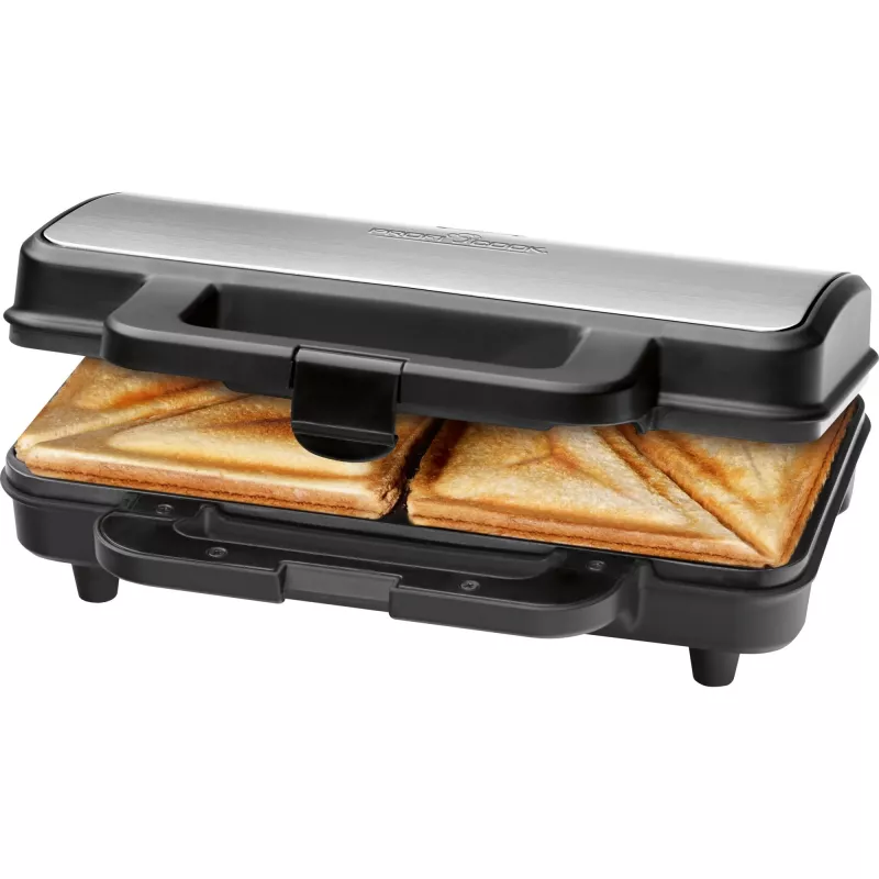 ProfiCook PC-ST 1092 - Sandwichmaker - 900 W - Edelstahl/Schwarz