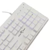 Mechanische Gaming-Tastatur White Shark TACHI-W-US — kompaktes TACHI White-Layout