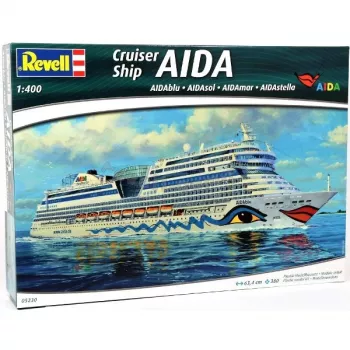 Kunststoffmodell Kreuzfahrtschiff Aida
