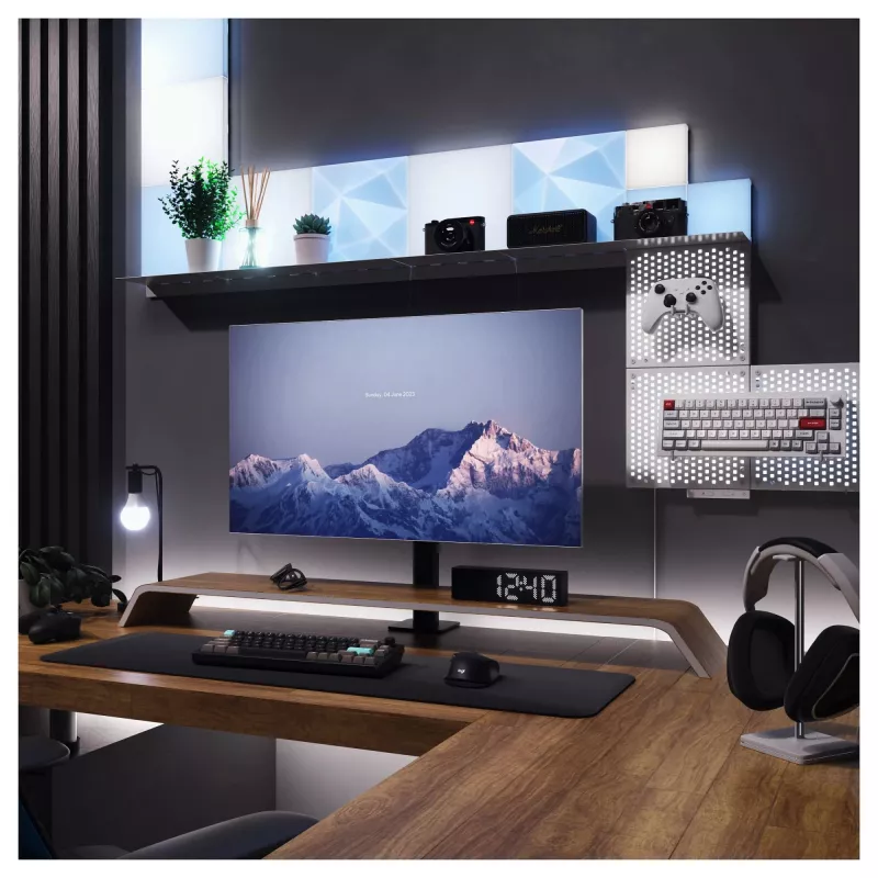 LED-Panel Nanoleaf N8100E00-2TBS — Quadratisch RGB, DC-betrieben, 2er-Pack