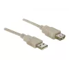 USB 2.0 Verlängerungskabel DeLOCK 82240 3m Grau