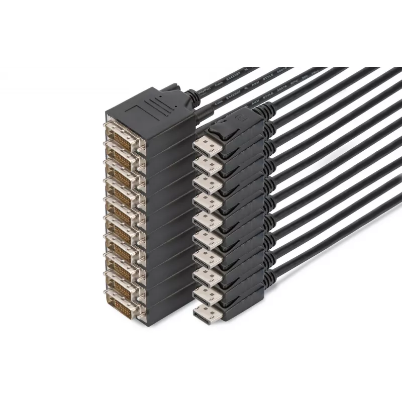 Digitus DisplayPort – DVI Adapterkabel, 10er-Pack