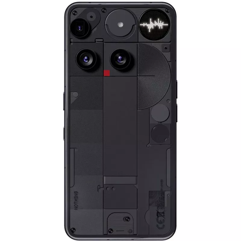 Nothing Phone (3) schwarz - 5G Smartphone - Dual-SIM - RAM 12 GB / Interner Speicher 256 GB - OLED-Display - 6,67 (A10000022)