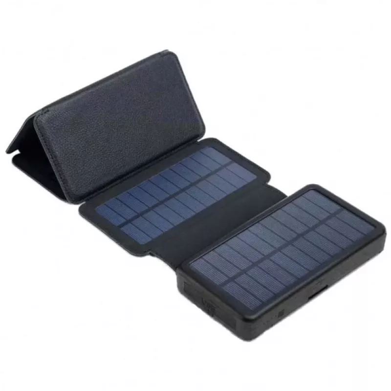 Tragbare Powerbank PowerNeed ES20000B 20000mAh — 2x USB 5V/2A, 9W, wasserbeständig, schwarz, 370 g