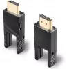 Lindy 10m Glasfaser-Hybrid-Mikro-HDMI-18G-Kabel mit abnehmbaren HDMI- und DVI-Anschlüssen