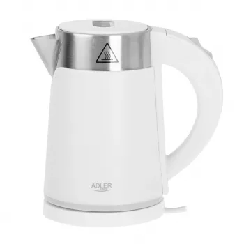 Wasserkocher Adler AD 1372w – 0,6 L, 800 W, Edelstahlgehäuse, Touch-Bedienung