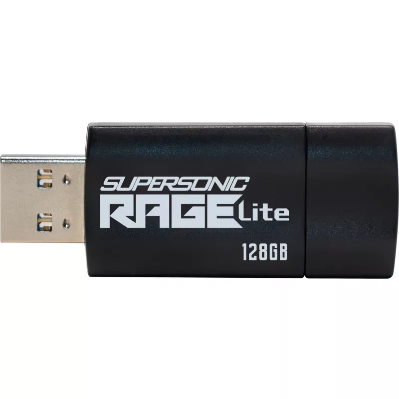 USB-Flash-Laufwerk PATRIOT Supersonic Rage Lite 128 GB USB Type-A 3.2 Gen 1, 180 MB/s, blau/schwarz