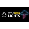 Neonlicht MANTA SNL71BL Wolke mit Blitz Blau‑Pink – dekoratives LED-Neonschild