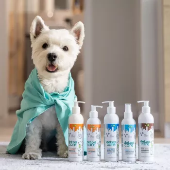 Katzenshampoo VETEXPERT Detox Care Vitalizing 250 ml — nährendes Shampoo für ausgewachsene Katzen, alle Fellarten