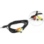 Audiokabel Gembird 3,5 mm auf 3×Cinch, 2 m, schwarz (CCA-4P2R-2M)