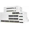 Cisco Business 220 Series CBS220-48P-4G - Switch - Smart - 48 x 10/100/1000 (PoE+) + 4 x Gigabit SFP (Uplink) - rack-mountable - PoE+ (382 W)