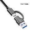 USB 3.2 Gen1 HUB, 4x USB-A Ein-/Ausschalter