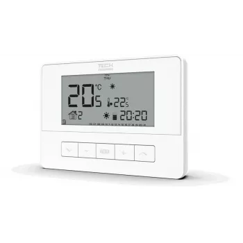 Kabelgebundener Raumcontroller Tech controllers T-4.1 55112 weiß