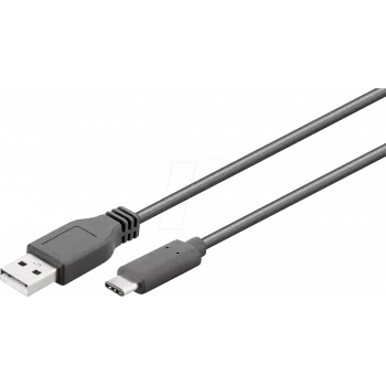 Wentronic 41074 USB-Kabel 1 m 3.2 Gen 2 (3.1 Gen 2) USB A USB C Schwarz (41074)