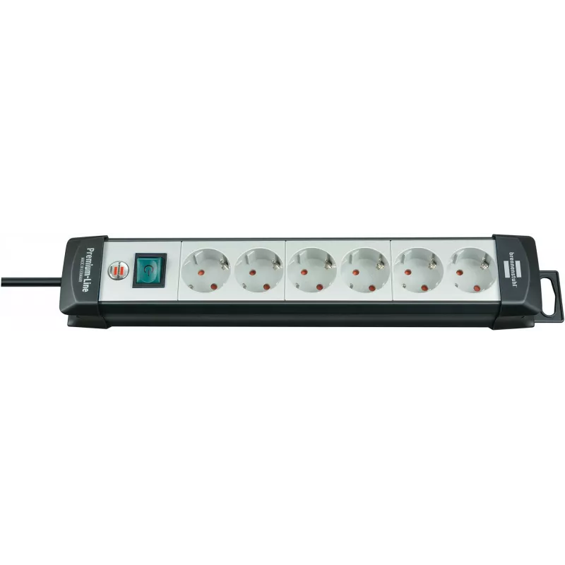 Power Extension Brennenstuhl 1951560100 3m 6 AC Outlets Schwarz Grau
