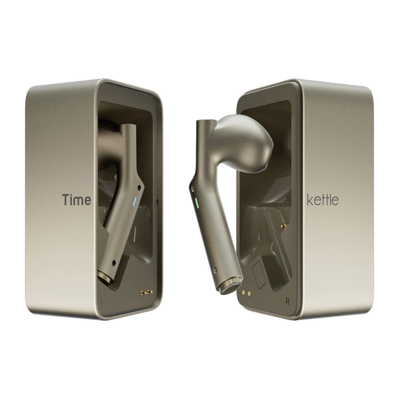 In-Ear-Übersetzer Timekettle W4 AI Gold — Simultandolmetscher-Ohrhörer