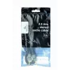 Audiokabel Gembird 3,5 mm Stecker–Stecker, 1,5 m, vergoldete Kontakte, schwarz