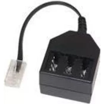 Telefon-Splitter S/CONN RJ11 - 3x TAE NFN ShiverPeaks 71017-2