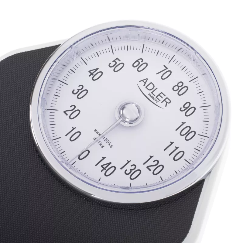 Adler | Mechanische Personenwaage | AD 8177 | Maximale Belastung (Kapazität) 150 kg | Genauigkeit 1000 g | Schwarz