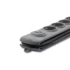 Überspannungsschutz QOLTEC 50199 — 6 Steckdosen, 5 m Kabel