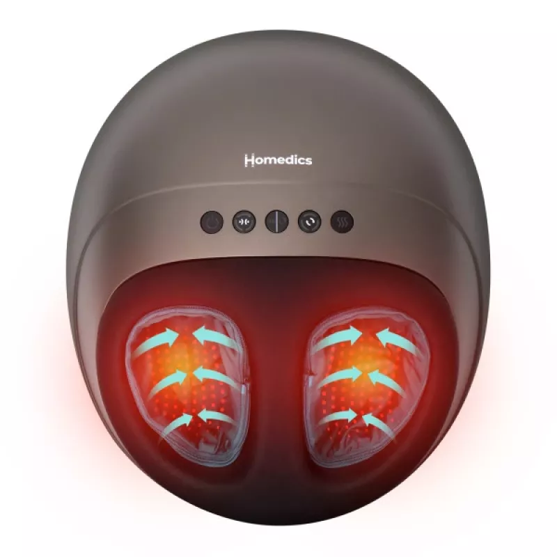 Fußmassagegerät HoMedics FMS-350HGY-EU Shiatsu mit Luftkompression
