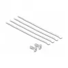 DeLOCK Patch Panel 10 Zoll 8 Port Cat.6A 0,5U schwarz