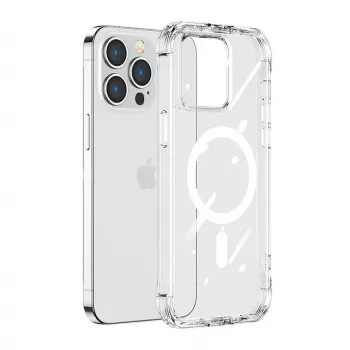 Transparente Magnethülle Joyroom JR-14H6 für iPhone 14 Pro, magnetischer Verschluss, klare Schutzhülle