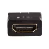 Akyga AK-AD-40 HDMI (M) auf HDMI (F) 180° drehbarer Winkeladapter, Schwarz