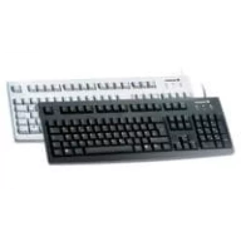 Kabelgebundene Cherry G83-6105 USB Französisch (FR) Tastatur, Grau, 1,75 m USB-Kabel