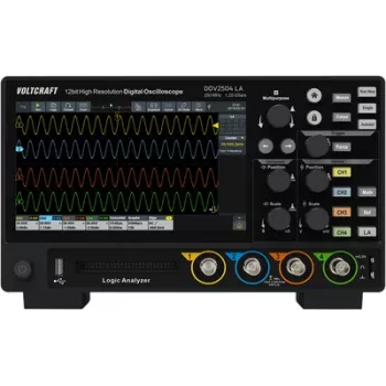 Voltcraft DOV2504 LA Digital-Oszilloskop 250 MHz 4-Kanal 1,25 GSa/s 100 Mpts 12 Bit (VC-16753955)