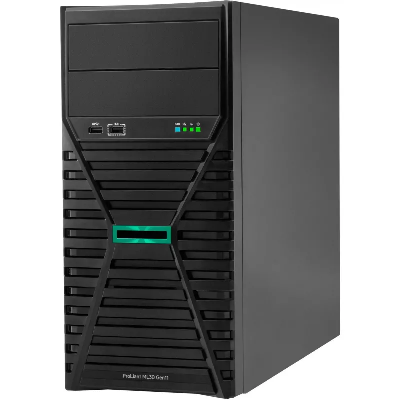 HPE ProLiant ML30 Gen11 E-2434 3,4 GHz 4c 1P 32GB-U 4LFF 2x960GB SSD 800W RPS EU Server