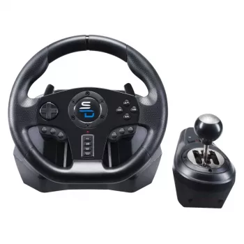 Lenkrad + Pedale Subsonic GS850-X Schwarz 270° Rotation USB