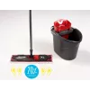 VILEDA Wischmopp Ultramax XL Box — waschbarer Mikrofaser-360°-Drehkopf, faltbar, für Hartböden