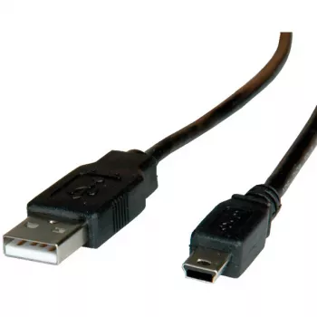 ROLINE USB 2.0 Kabel, Typ A - 5-Pin Mini 0,8m (11.02.8708)