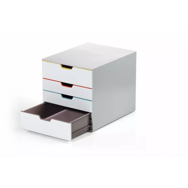 Durable VARICOLOR MIX 4 Kunststoff-Schubladeneinheit Grau 4 Schubladen