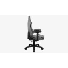 Aerocool Crown AeroSuede universeller Gaming-Stuhl mit gepolsterter Sitzfläche, Steingrau