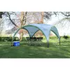 Pavillon Event Shelter Pro L 3,65 x 3,65 m hellgrau grün