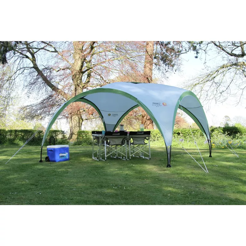 Pavillon Event Shelter Pro L 3,65 x 3,65 m hellgrau grün
