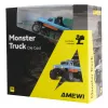 Funkgesteuerter Amewi Monster Truck DieCast 1:64 RTR, blau/orange