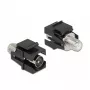 Keystone-Modul IEC-Stecker auf F-Buchse schwarz DeLOCK 86856